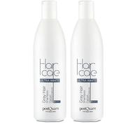 Postquam - Champú Neutralizador para Cabellos Blancos y Grises Ultra White para Hombre y Mujer - Elimina el Amarillo del Pelo Canoso, Deja el Cabello Suave, Brillante y de Color Perlado - 250 ml