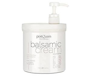 Postquam Crema Balsámica Corporal 1000 ml - Crema de Masaje con Mentol y Aceites Vegetales - Sensación Refrescante para Piernas, Espalda y Cuerpo