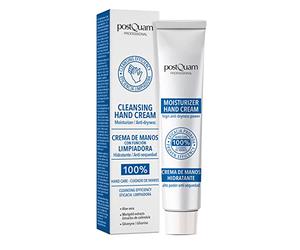 PostQuam - Crema Desinfenfectante de Manos - Crema de Manos Higienizante y Limpiadora - Crema Manos Agrietadas y Secas Hidratante con Aloe Vera, Glicerina y Extractos de Caléndula - 60 ml