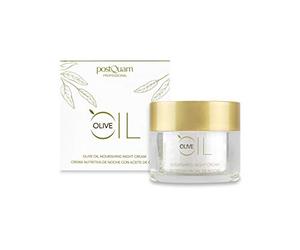 Postquam - Olive | Crema de Noche - Crema Antiarrugas con Aceite de Oliva - Crema Facial Natural - 50 ml