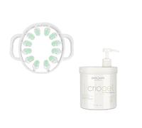 Postquam Pack Anticelulítico Efecto Frío con Criogel 1000 ml y Masajeador Manual Ring Roller 360º para Piernas, Abdomen y Glúteos