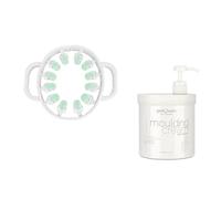Postquam Pack Anticelulítico Moldeador con Crema Moldeadora 1000 ml y Masajeador Manual Ring Roller 360º para Piernas, Abdomen y Glúteos