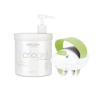 PostQuam Pack Tratamiento Anticelulitico con Masajeador Eléctrico y Criogel Reductor Reafirmante Efecto Frío Piernas Cansadas 1000 ml