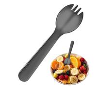 Postre Spork - Tenedor de ensalada, cuchara de Appetizer, Utensil de crema de hielo | Cubiertos de acero inoxidable, vajilla resistente a caídas para arroz, tazón de y platos dulces