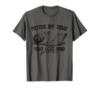 Postting Off Today Forever Funny Caracol Procrastinación Humor Camiseta