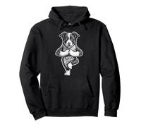 Postura Divertida de asanas para Perros Border Collie para Perros con Forma de Cachorro Sudadera con Capucha