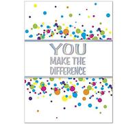 Posty Cards 25 tarjetas de aniversario para empleados, 26 sobres blancos, respetuosos con el medio ambiente, A5067U V31