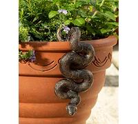 Pot Buddies - Figura de Serpiente Hecha a Mano, Adorno Decorativo para Colgar en el jardín, Figura de Maceta de Flores