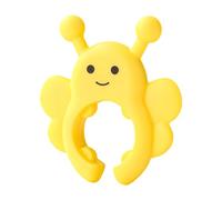 Pot Clip Spoon Rest - Non Slip Bee Design Holder, Heat Resistant Silicone Clamp, Handy Cooking Utensil Stand, Compact Kitchen Tool | Pot Spoon Rest For Home Dormitory Counter Stove Hotel Restaurant