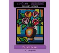 Pot de fleurs Color by Number Book - Standard paper
