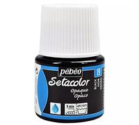 Pintura Setacolor Tejidos Claros Negro 45ml