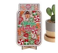 Pot De Récompense - Décorations De Noël Bonhomme En D'Épice Pour La Maison,Système Incitatif De Pot De Récompense Avec Renne - Pour Étudiants Chambre Salon Table De Chevet