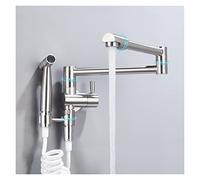 POT FILLER TAP MONTAJE MONTADO DE LA COCINA PLATABLE CON PRIENTE BIDET FRÍA FAUTET FLICK FLIC PUNT GORTING POTINGING SPOUT, Uso eficiente del agua(Style 3 nickel)
