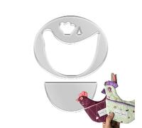 Pot Holders Heat Resistant Cute Chicken Shaped Quilting Rulers And Template