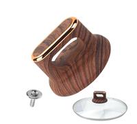 Pot Lid Handle Knob - Universal Replacement Design, Heat Resistant Grip | Universal Cookware Fit, Cookware Lid Handle For Pans, Pots, Kettles, Slow Cookers, Kitchen Repair Accessory