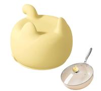 Pot Lid Knob, Silicone Cover Cap, 2.17x2.05x1.54 Inches Cookware Handle Part, Heat Resistant Grip Replacement, Washable Kitchen Protector Piece, Durable Cooking Accessory for Meal Prep and Countertop