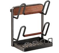 Pot lidOrganizer - Drip-Proof -Free Countertop Rest, Heat-Resistant Spatula Stand Utensil Holder, Groove-Design Non-Slip Steam lidSupport, Silicone Accessory Case lidRack | For Home Kitchen Coo