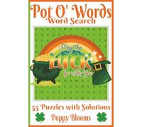 Pot O' Words: Irish word search with solutions, 6x9 paperback, Easy to Read, Gifts for teens, adults, Ireland fans