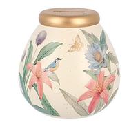 Pot Of Dreams Hucha de cerámica, Color Crema, 14 x 14 x 14 cm