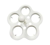 Pot Rezagada De Huevo: Pp, 4 Hoyos 3.62x3.62x3.31in Estante De Vaporera Da Vaporera Da Huevos Hervidos | Accesorio DeCocina Que Ahorra Espacio, Rejillas Di Cocina Di Huevos Para Cocina