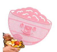 Pot Strainer | Clip On Colander | Multifunctional Small Smile Mesh | Cute Pan Strainer Kitchen Supplies | Portable Small Colander For Home Apartment Dorm Rice Noodle Meat Ground Vegetable