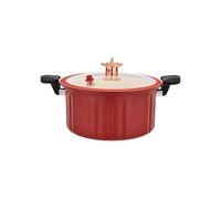 Pot With Lid | Non-Stick Cooking Pot Kitchen Pans | Pressure Cooker Kitchen Pan With Handle For Rice Stock Soup Spaghetti Frying Cooking Induction Stove Camping Apartment And Others