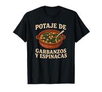 Potaje de Garbanzos y Espinacas, Comida Española Camiseta