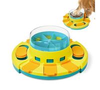 Potaroma, Juguete de Rompecabezas para Perros de 2 Niveles, alimentador Lento, dispensador de Alimentos para Cachorros para Entrenamiento de coeficiente Intelectual para Todas Las Razas, 10,5 cm de