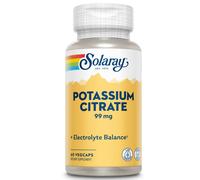Potasio citrato 99 MG, 60 veg caps Solaray - suplemento mineral en cápsulas