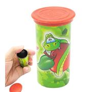 Potato Chip Snake, Bouncing Jumping Toy, 2.36in Realistic Spring Prop, Halloween Animals Toys, Lightweight Portable Design for Gatherings, Friends, Family, Home, Halloween