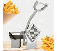 Potato Cutter,Commercial French Fry Cutter, Manual French Fry Cutter,Horizontal And Vertical Dual Use,No Need To Plug In,With 3 Replacement Blades,For Cuting Potatoes Cucumber Other Vegetables, LJJY