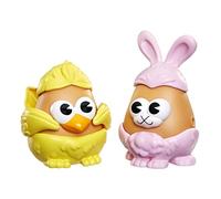 Potato Head, Conejito y Pollito bebés con 12 Piezas para Combinar, 2 cuerpos de Patata de 7,5 cm con 10 Accesorios, Juguetes preescolares para niños y niñas a Partir de 2 años