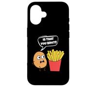 Potato Is That You Bro French Fries Funny Potato Food Lover Carcasa para iPhone 16