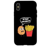 Potato Is That You Bro French Fries Funny Potato Food Lover Carcasa para iPhone X/XS