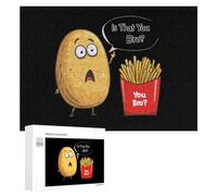 Potato Is That You Bro - Rompecabezas divertidos de papas fritas para adultos, actividades familiares, juegos, decoración del hogar, 300 piezas