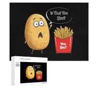 Potato Is That You Bro - Rompecabezas divertidos de papas fritas para adultos, actividades familiares, juegos, decoración del hogar, 500 piezas