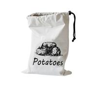 Potato Keeper - Bolsa de lona para almacenamiento de cebollas y patatas, bolsa grande reutilizable para alimentos con cremallera lateral, lavable para cocina, do, Refer to description