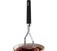 Potato Masher - Herramienta de mash de cocina, prensa vegetal de metal | Rizador de patatas resistente con mango ergonómico, mantequilla de frutas, aguacate, calabaza, herramienta de preparación de