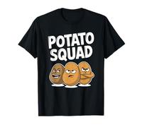 Potato Squad Funny Veggie Lovers Comida Humor Amante de la patata Camiseta