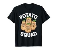 Potato Squad Funny Veggie Lovers Comida Humor Amante de la patata Camiseta