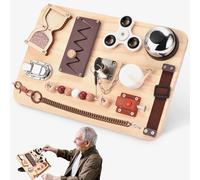 Potatomato Busy Board Montessori para Adultos con Demencia y Alzheimer - Actividades para Mayores, Entrenamiento y Juegos de Memoria - Juguete sensorial para TDAH, Autismo y manejo del estrés