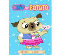 Potatos Coloring Book: 50 JUMBO Drawing Pages Of Kawaii Cute Chip for Kids