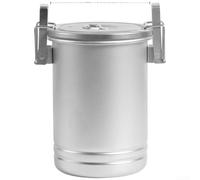 Pote compacto de 1800 ml para cocinar al aire libre para senderismo que acampa con construcción de acero inoxidable y líneas de medición integradas