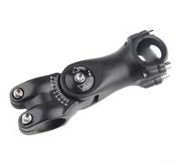 Potencia Ajustable Doble Función 31.8mm Estable | Altura ajustable, posición personalizada, aluminio de para resistencia, negro mate, uso duradero(25.4x100)