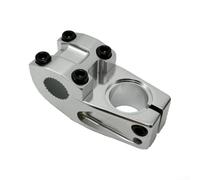 Potencia Ciclismo 50mm Ajuste Ergonómico 22.2mm | Aleación aluminio para resistencia, extensión 50mm, diámetro 22.2mm, color negro, instalación segura(Silver)