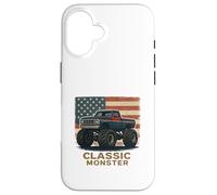 Potencia clásica de Monster American Truck Carcasa para iPhone 16