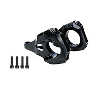 Potencia CNC 6061-T6 35mm Ligera 152g Downhill | CNC precisión, estructura hueca optimizada, solo 152g, para rigidez para máxima, mejora respuesta dirección(Black 35mm)