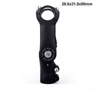 Potencia de bicicleta eficientemente ajustable para una posición óptima de conducción con compatibilidad de horquilla delantera de 28 6 mm (28.6 x 31.8 x 90)