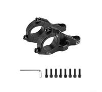 Potencia Doble para corona 35mm para Forks Downhill Potencia | Compatibilidad 31.8mm, montaje directo uerza 30%, mayor para rigidez , gris plata(Black 28.6*35mm)