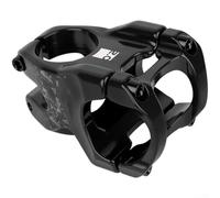 Potencia MTB Aluminio 6061 CNC 35mm Ligera | Aleación 6061, hueco CNC, peso 145g, ideal senderismo, para resistencia alta(Black)